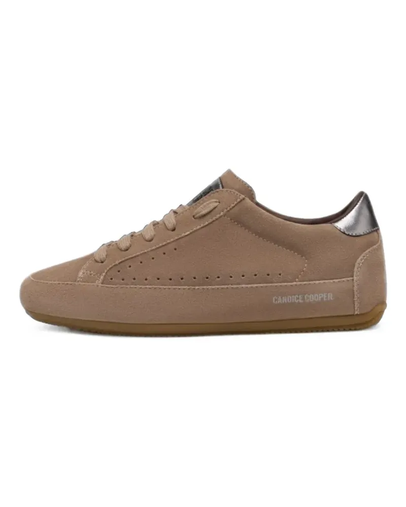 Candice Cooper Dafne F Sneakers mit perforiertem Detail - Braun Braun