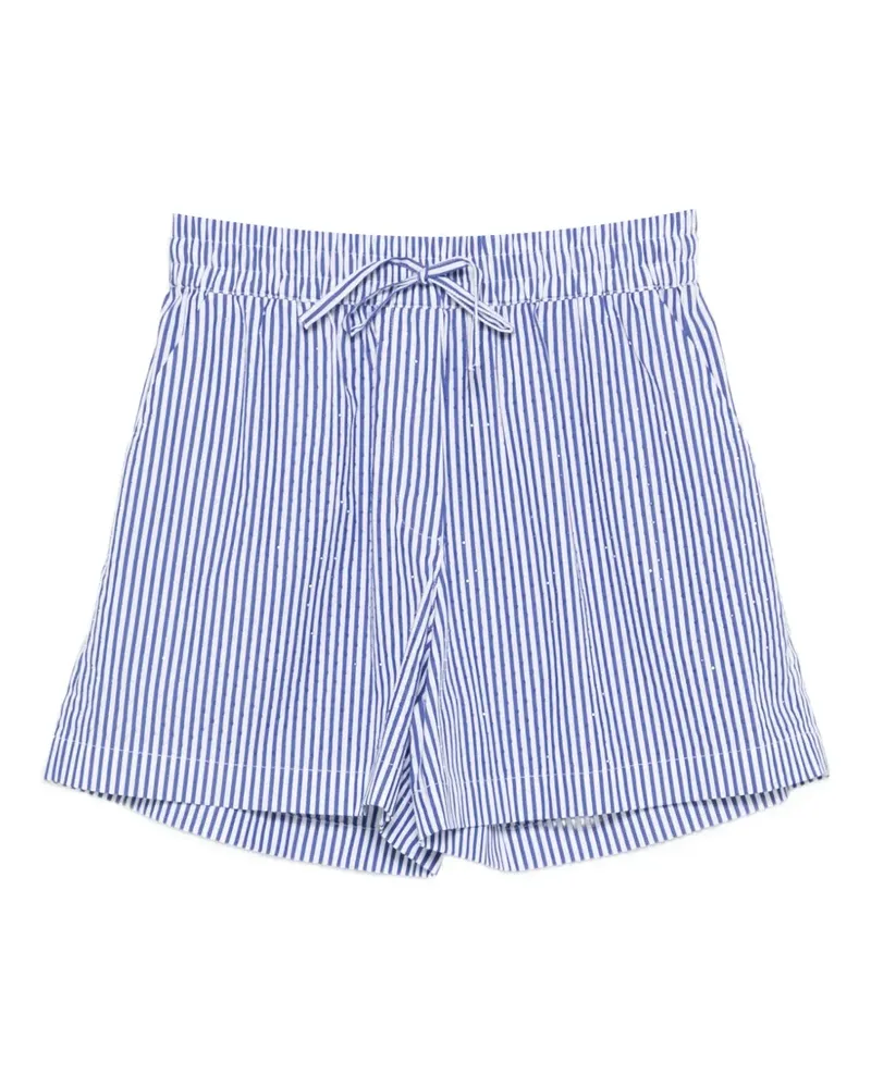 P.A.R.O.S.H. P.A.R.O H. striped drawstring shorts - Weiß Weiß