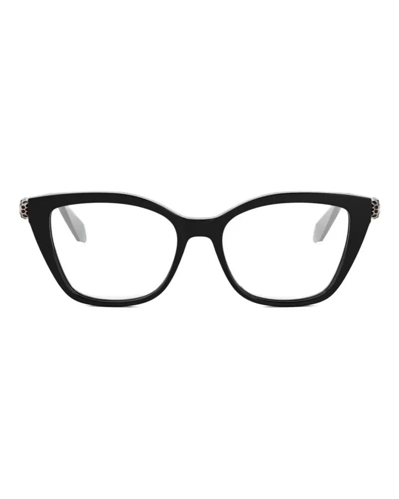 Bulgari Serpent Forever cat-eye glasses - Schwarz Schwarz