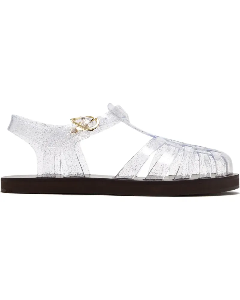 Ancient Greek Sandals Sandalen im Glitter-Look - Weiß Weiß