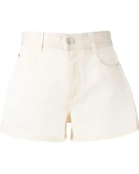 Stella McCartney Kurze Shorts mit Logo-Bund Nude