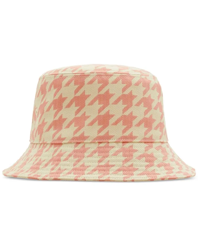 Burberry Fischerhut mit Hahnentrittmuster - Nude Nude
