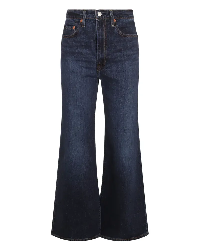 Levi's Ribcage Bell Schlagjeans mit hohem Bund - Blau Blau