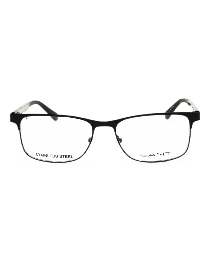 Gant rectangle-frame glasses - Schwarz Schwarz