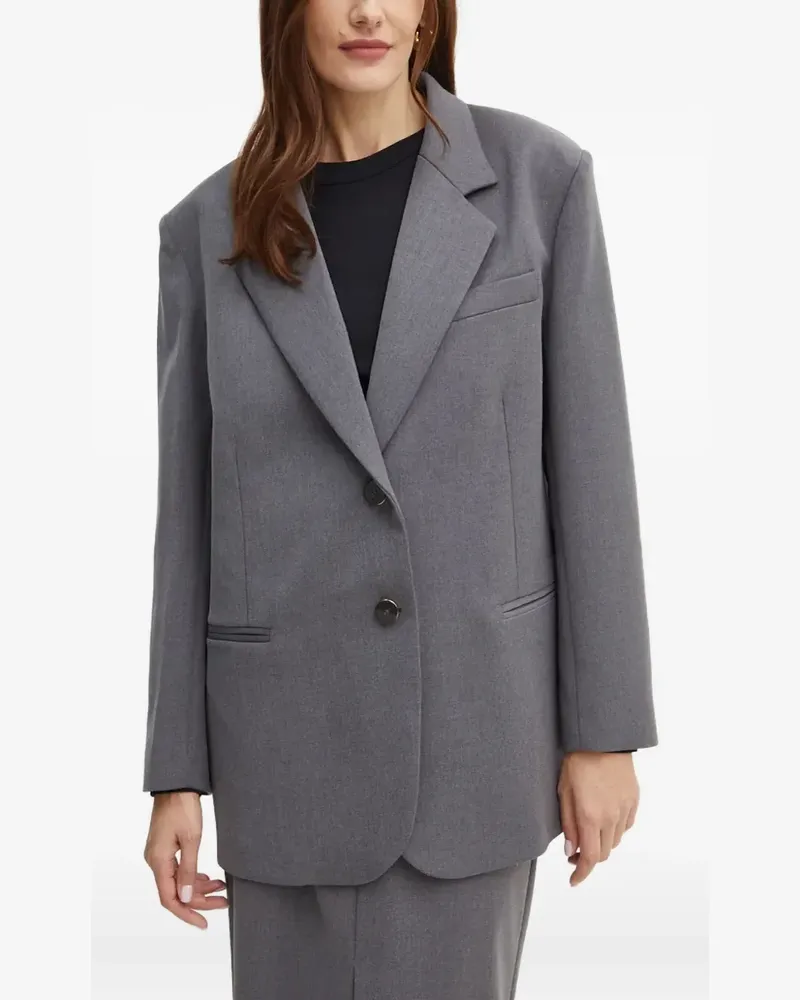 Simona Corsellini buttoned jacket - Grau Grau