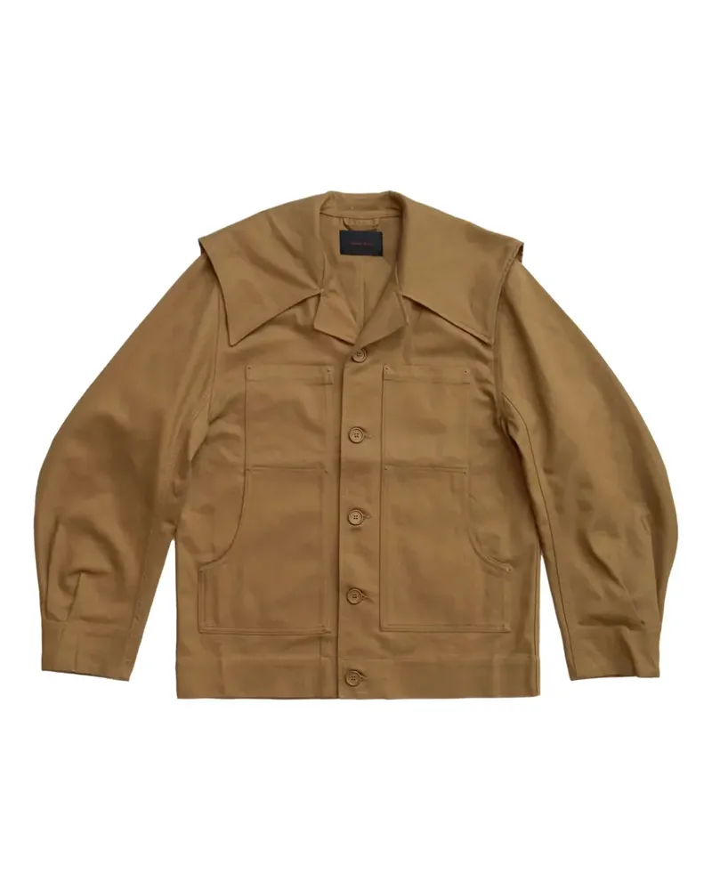Simone Rocha Klassische Hemdjacke - Braun Braun