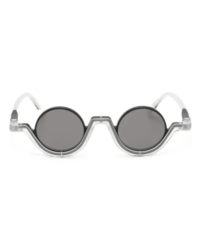 VAVA EYEWEAR Sonnenbrille mit rundem Gestell - Weiß Weiß