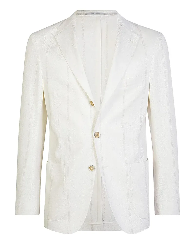 Eleventy single-breasted blazer - Weiß Weiß