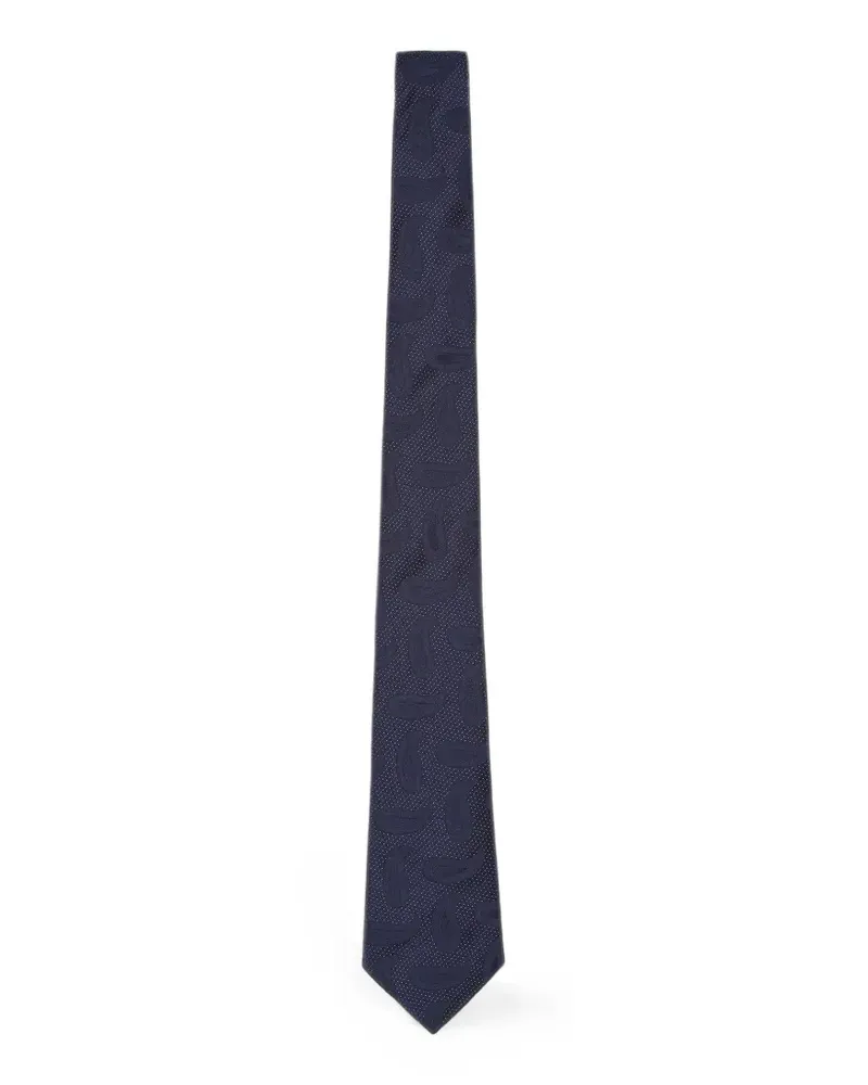 Giorgio Armani Jacquard-Krawatte mit Paisleymuster - Blau Blau