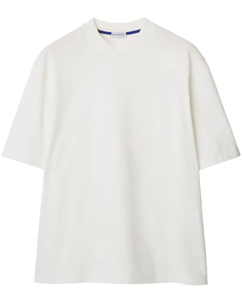 Burberry Equestrian Knight T-Shirt - Weiß Weiß