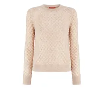 Klassischer Kaschmirpullover - Nude