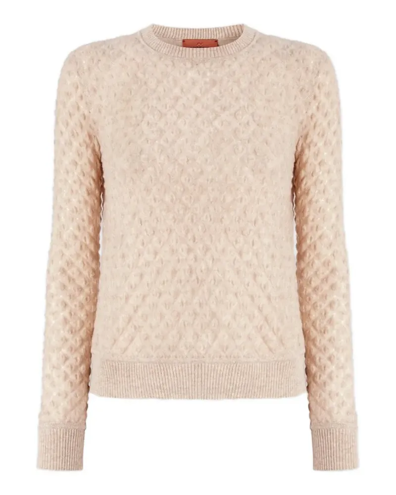 Missoni Klassischer Kaschmirpullover - Nude Nude
