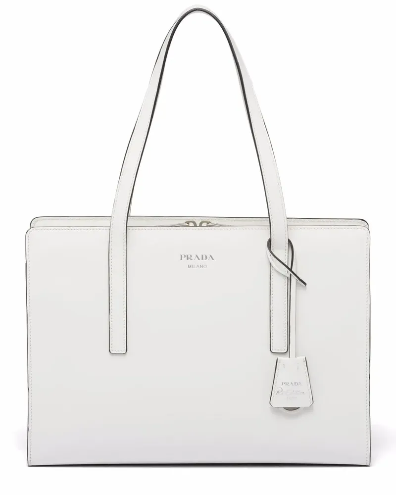 Prada Große Re-Edition 1995 Handtasche - Weiß Weiß