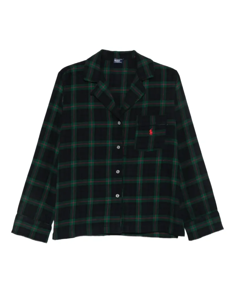 Ralph Lauren Karierter Pyjama aus Flanell - Blau Blau