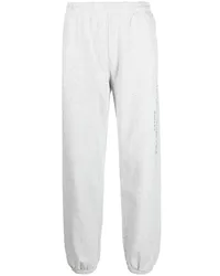 SPORTY & RICH Jogginghose mit Logo-Print Grau