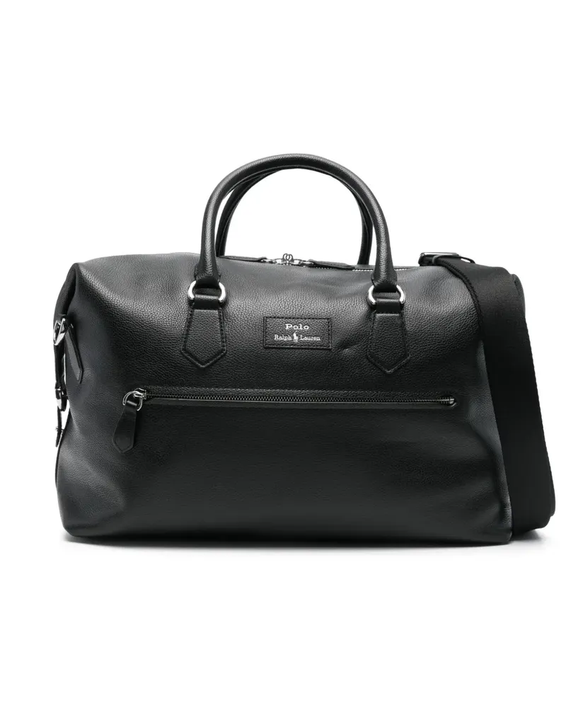 Ralph Lauren Reisetasche aus Leder - Schwarz Schwarz