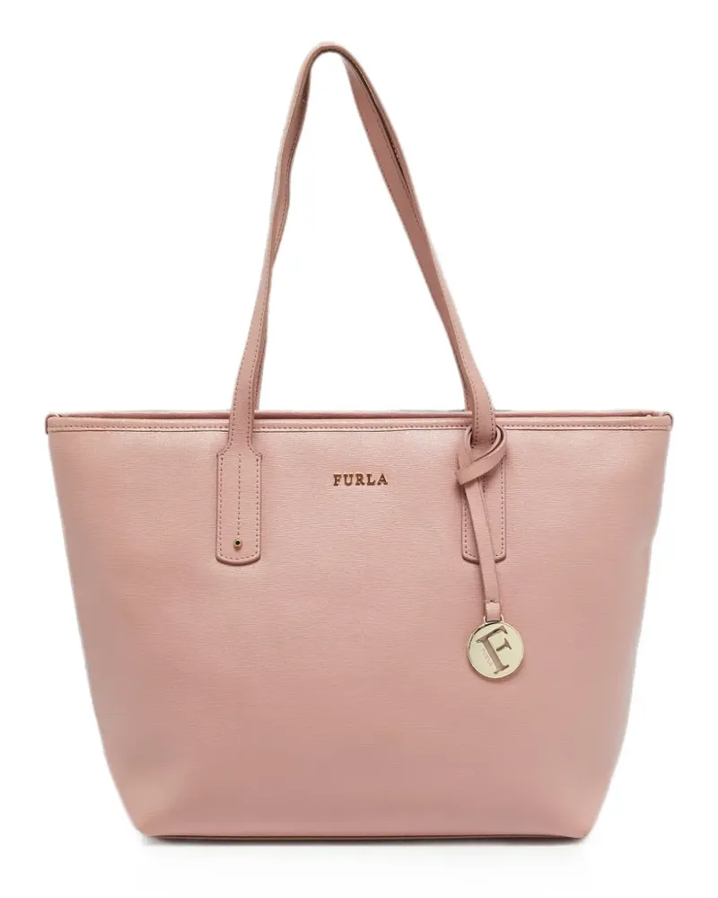 Furla leather tote bag - Rosa Rosa