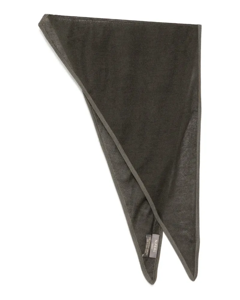 N.Peal Birdseye Halstuch - Grün Grün