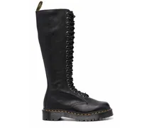 Stiefel mit Schnürung - Schwarz