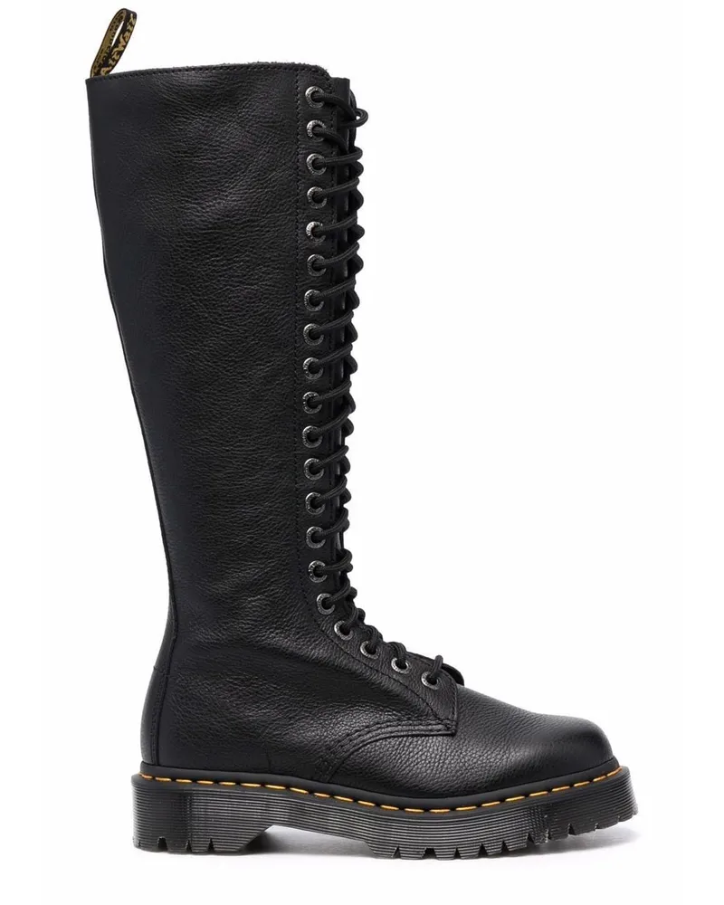 Dr.Martens Stiefel mit Schnürung - Schwarz Schwarz