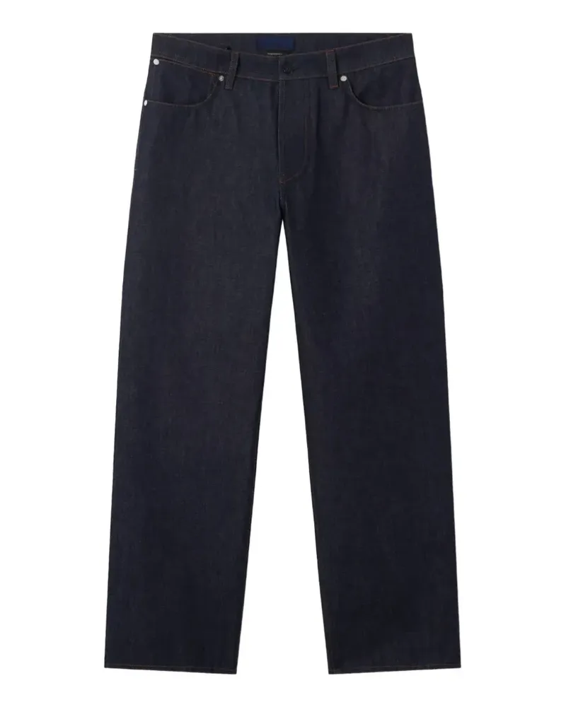 Stone Island J100005 indigo denim-raw jeans - Blau Blau