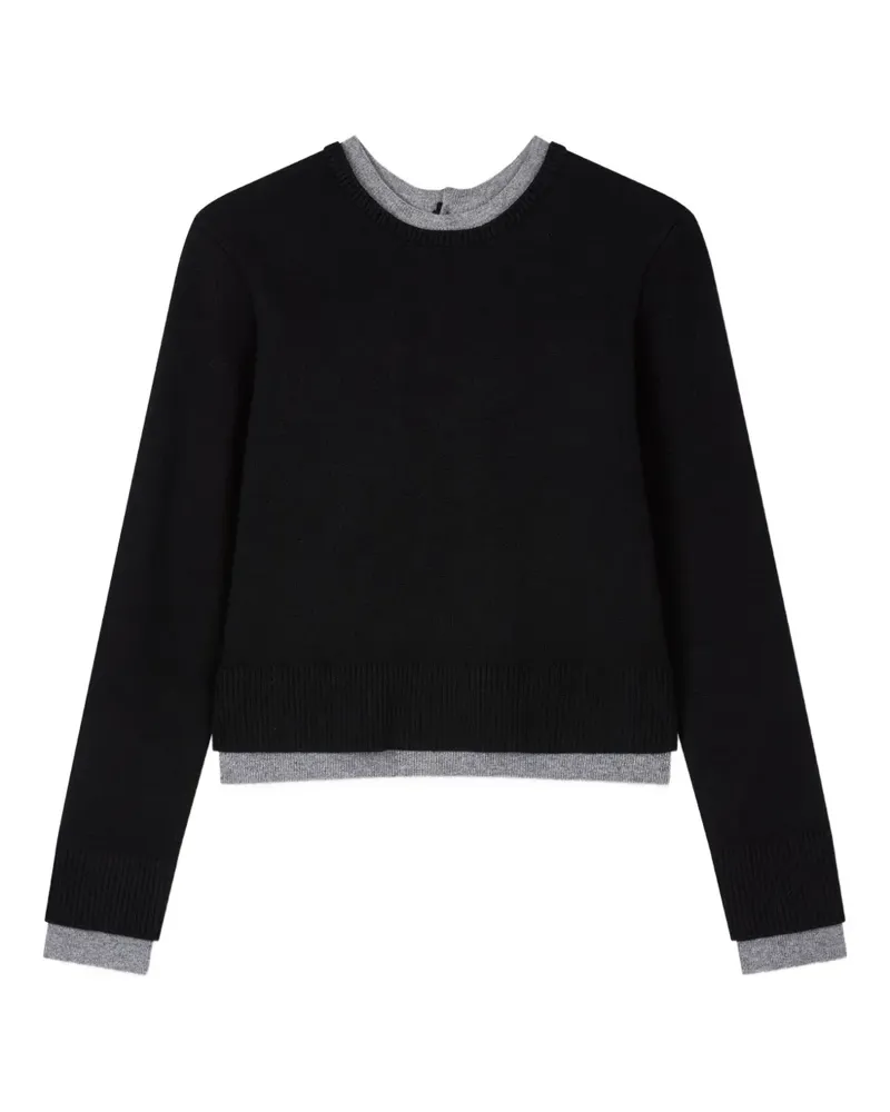 STUDIO TOMBOY round neck sweater - Schwarz Schwarz