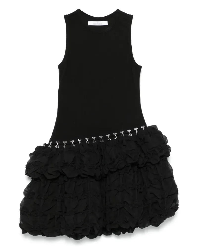 Rokh Broken Minikleid - Schwarz Schwarz