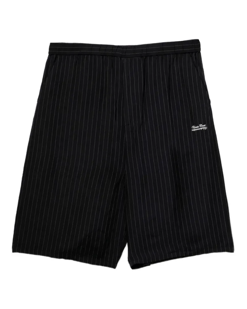 Undercover Shorts mit Nadelstreifen - Schwarz Schwarz
