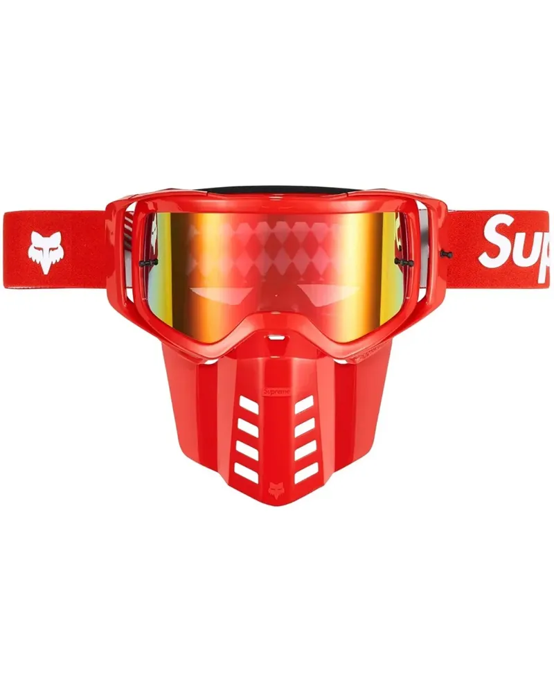 Supreme Being x Fox Racing Skibrille - Rot Rot