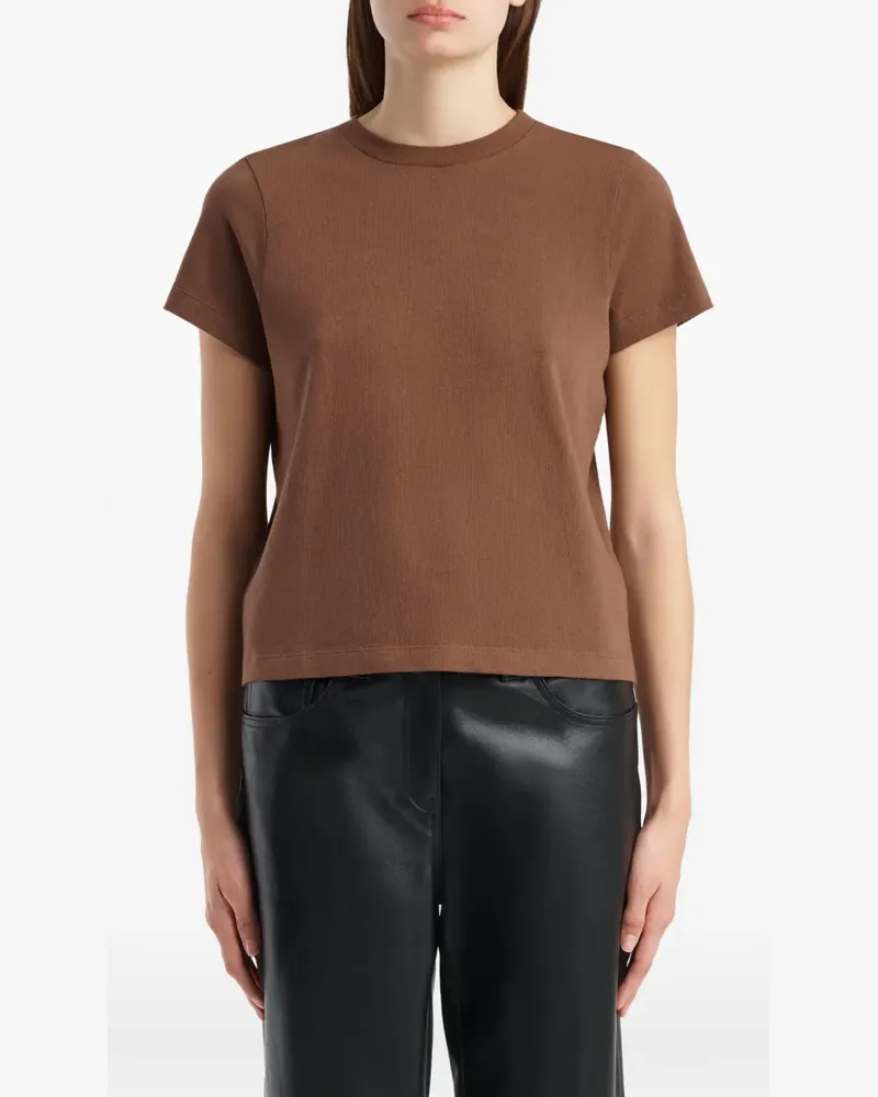 KHAITE Emmylou T-Shirt - Braun Braun