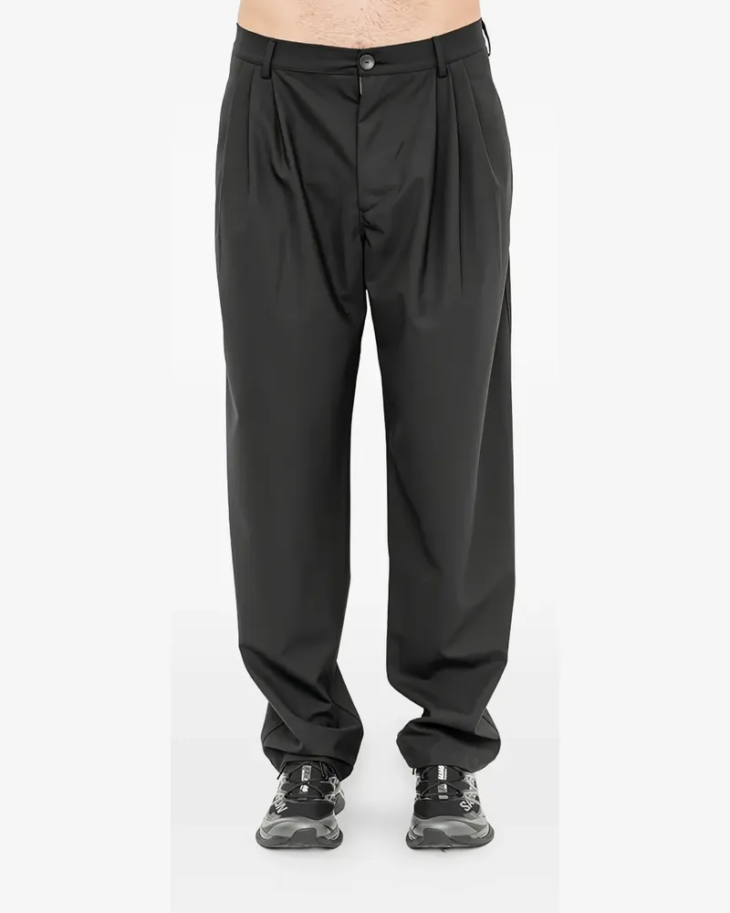 Andrea Ya'aqov pleated-detail trousers - Schwarz Schwarz