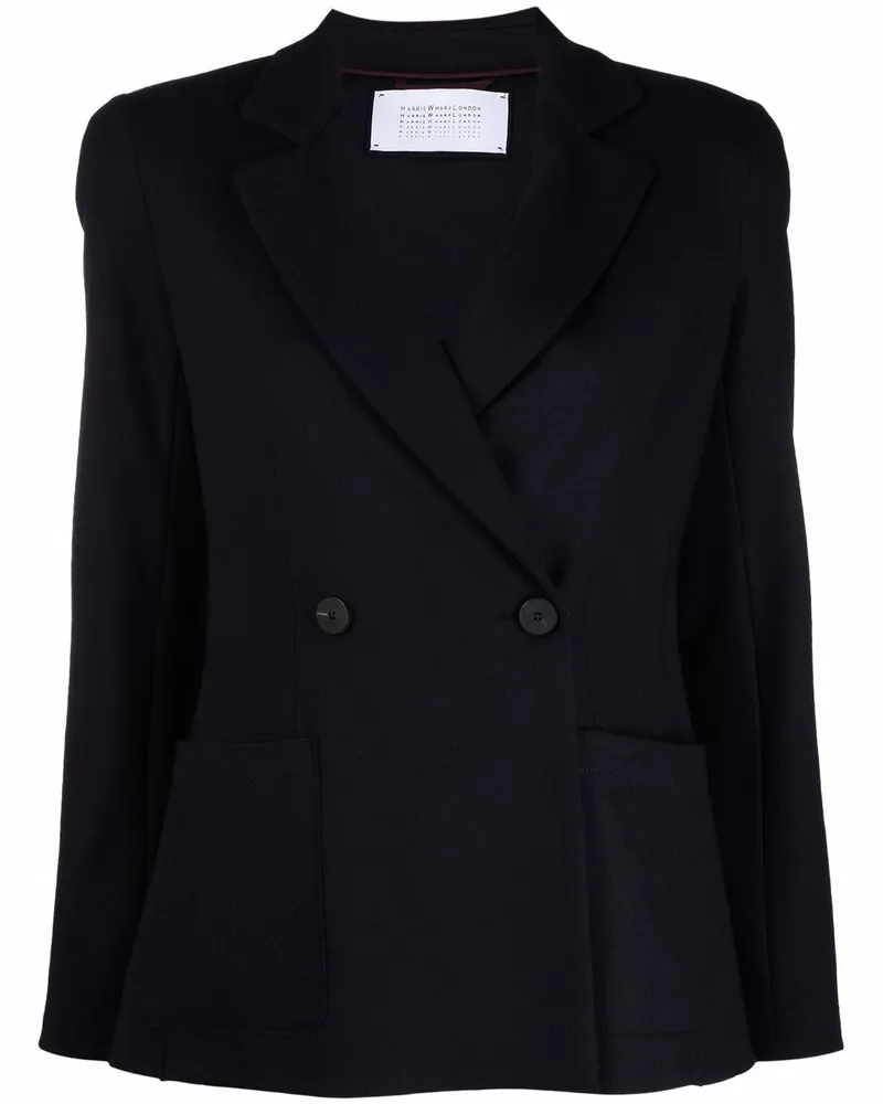 Harris Wharf London Doppelreihiger Blazer - Blau Blau