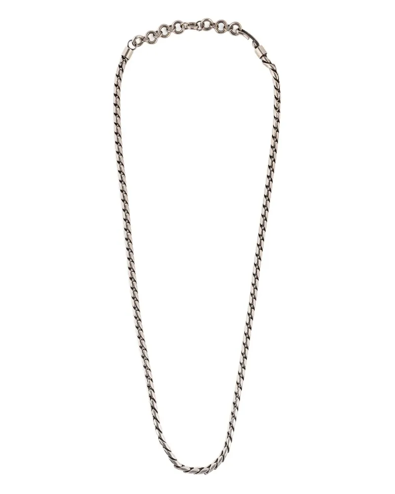 Dries van Noten Halskette in Kordeloptik - Silber Silber