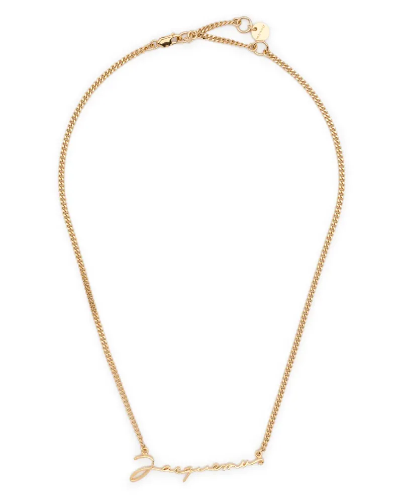 Jacquemus Halskette mit Logo - Gold Gold