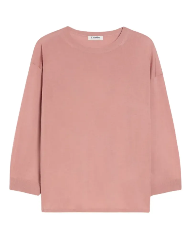Max Mara Max Mara Amici Pullover mit Dreiviertelärmeln - Rosa Rosa