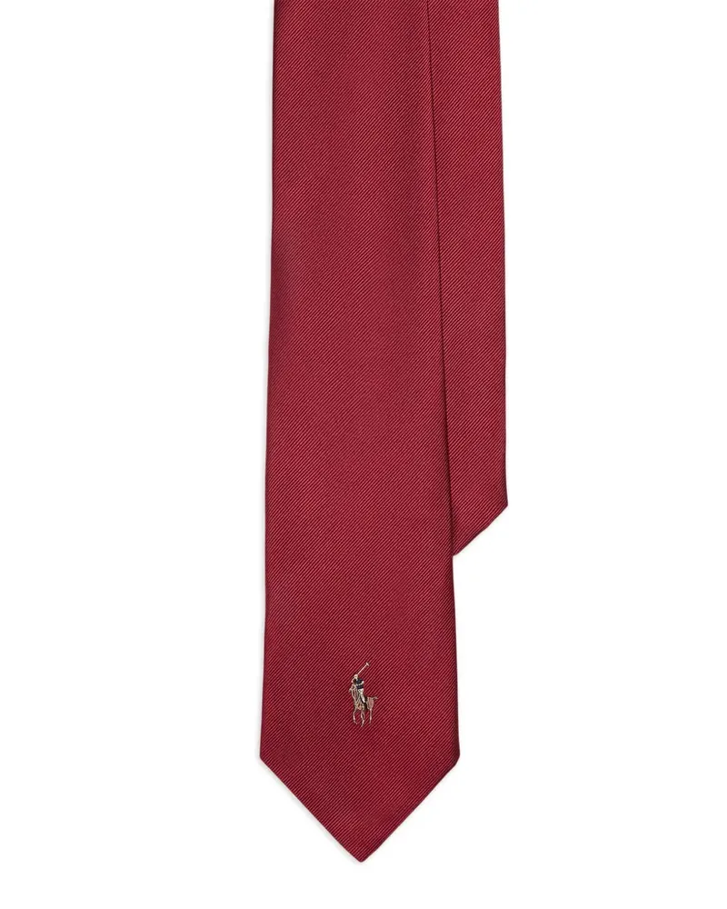 Ralph Lauren Polo Pony silk tie - Rot Rot