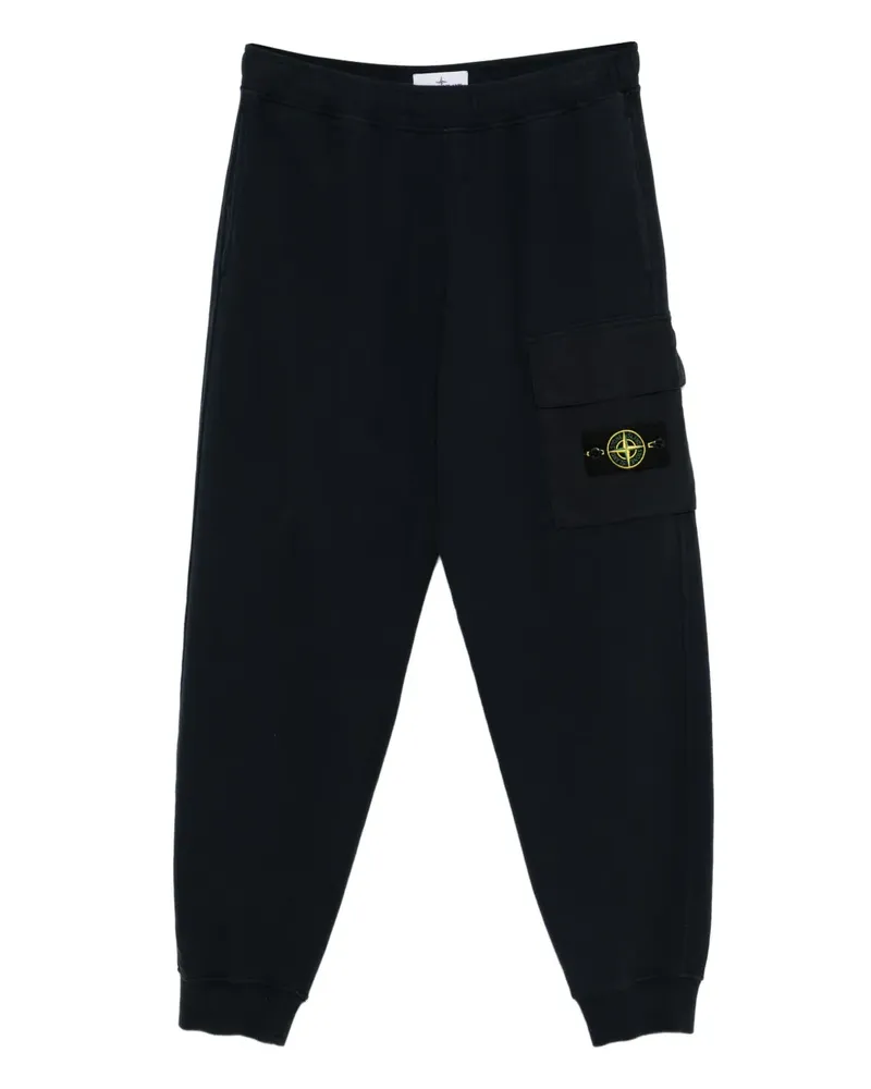 Stone Island Jogginghose mit aufgesetzten Taschen - Blau Blau