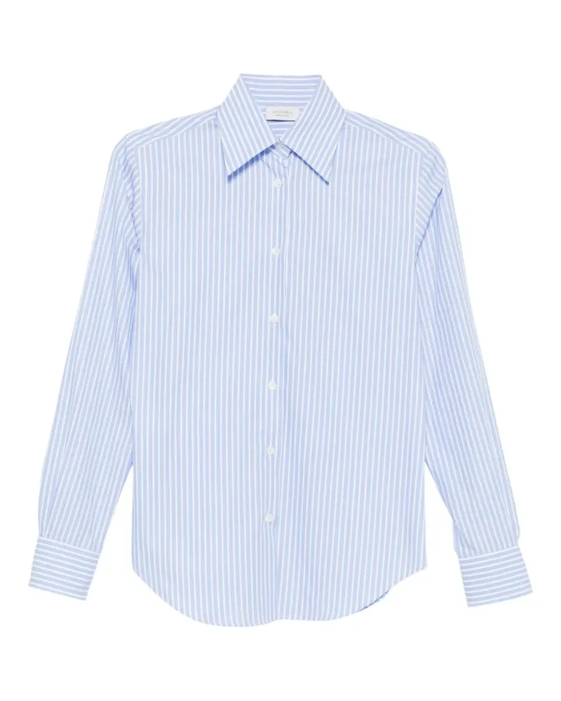 MAZZARELLI striped buttoned shirt - Blau Blau