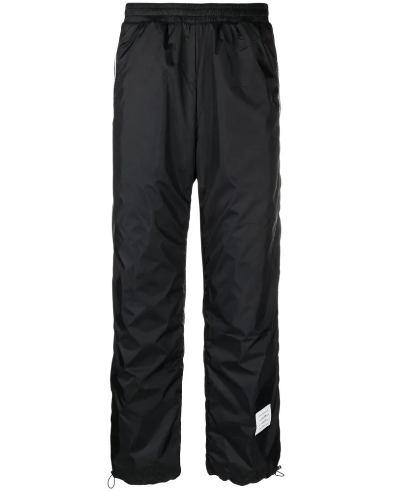 Thom Browne Semi-transparente Ripstop-Jogginghose mit Logo-Patch - Blau Blau