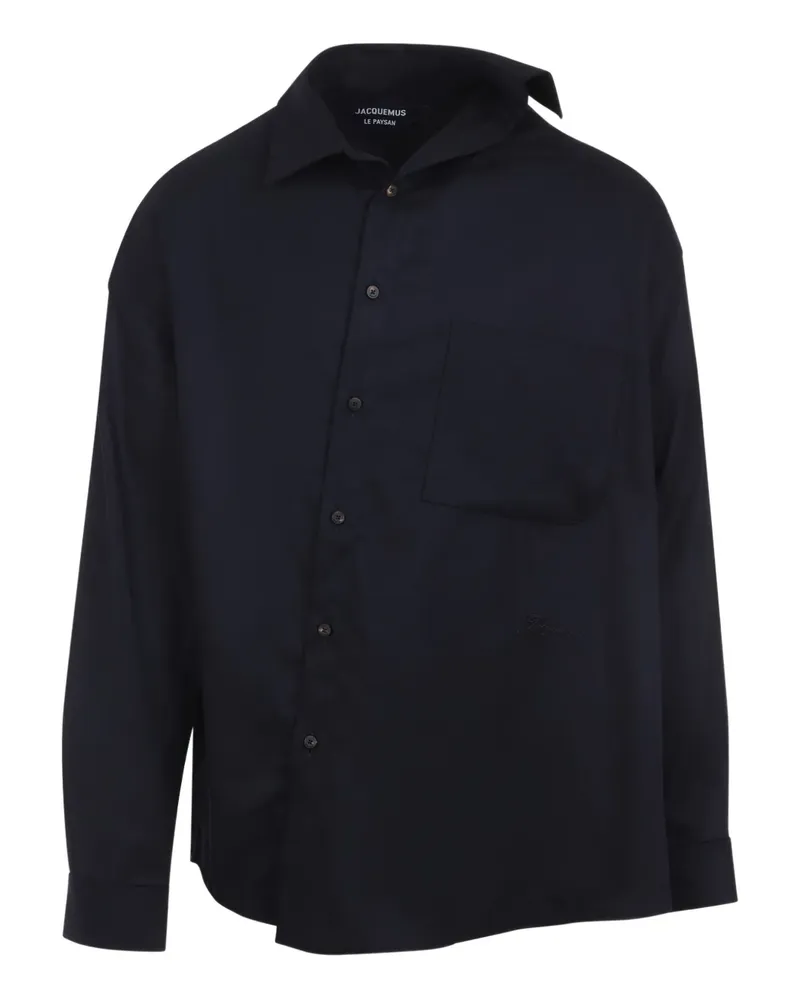 Jacquemus Asymmetrisches Hemd - Blau Blau