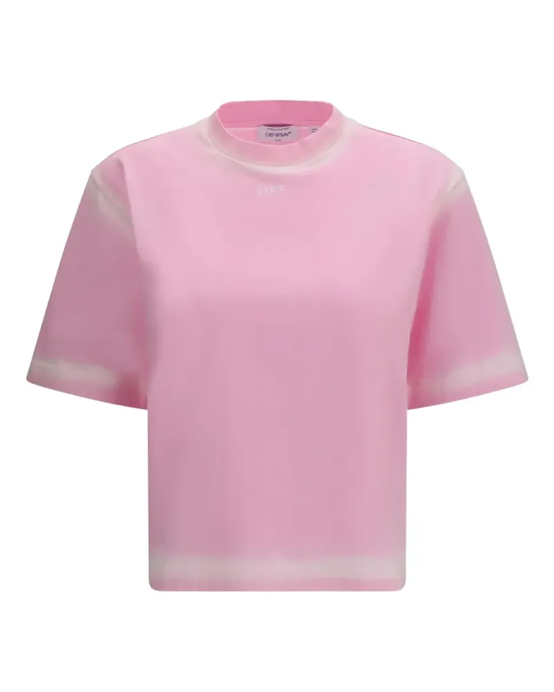 OFF-WHITE Spray Off boxy T-shirt - Rosa Rosa