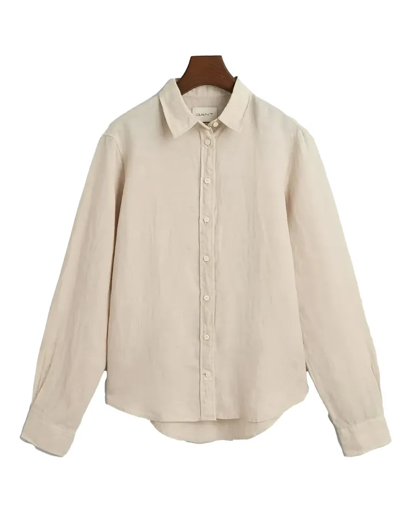 Gant buttoned long-sleeve shirt - Nude Nude
