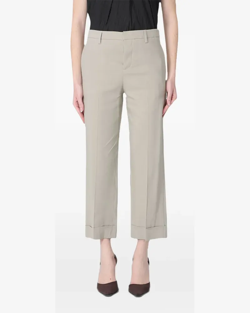 TELA Andrew cropped trousers - Grau Grau