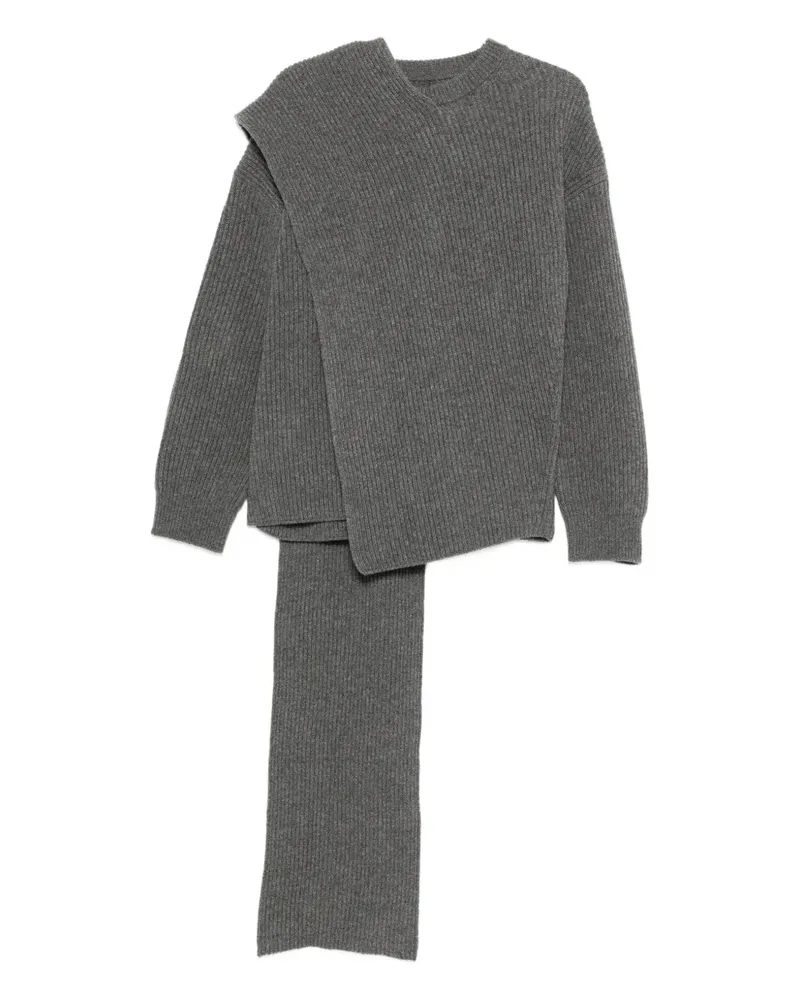 Jil Sander Pullover aus Wolle - Grau Grau