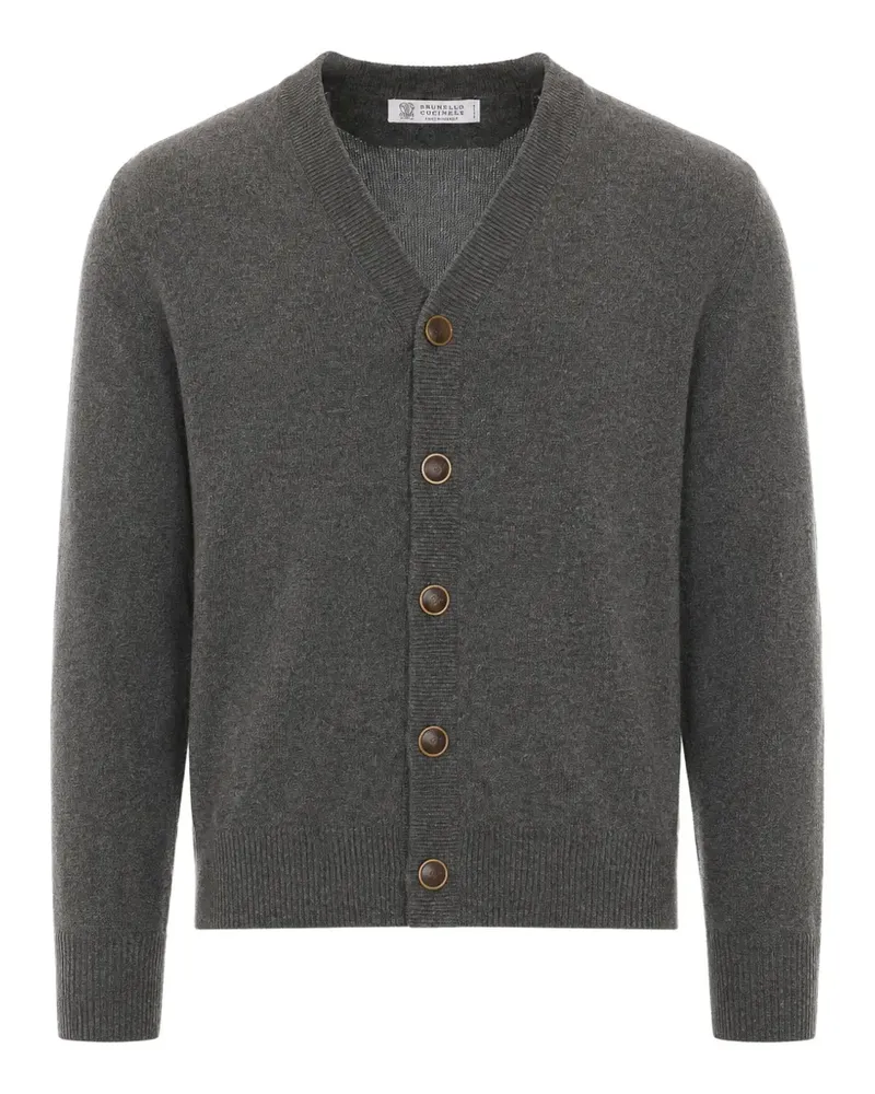 Brunello Cucinelli V-neck cardigan - Grau Grau