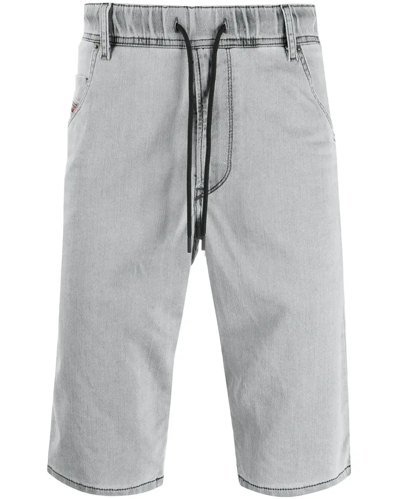 Diesel Shorts mit Kordelzug - Grau Grau