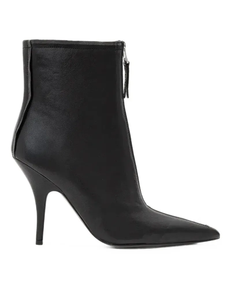 AllSaints Vera Stiefel mit Reißverschluss - Schwarz Schwarz
