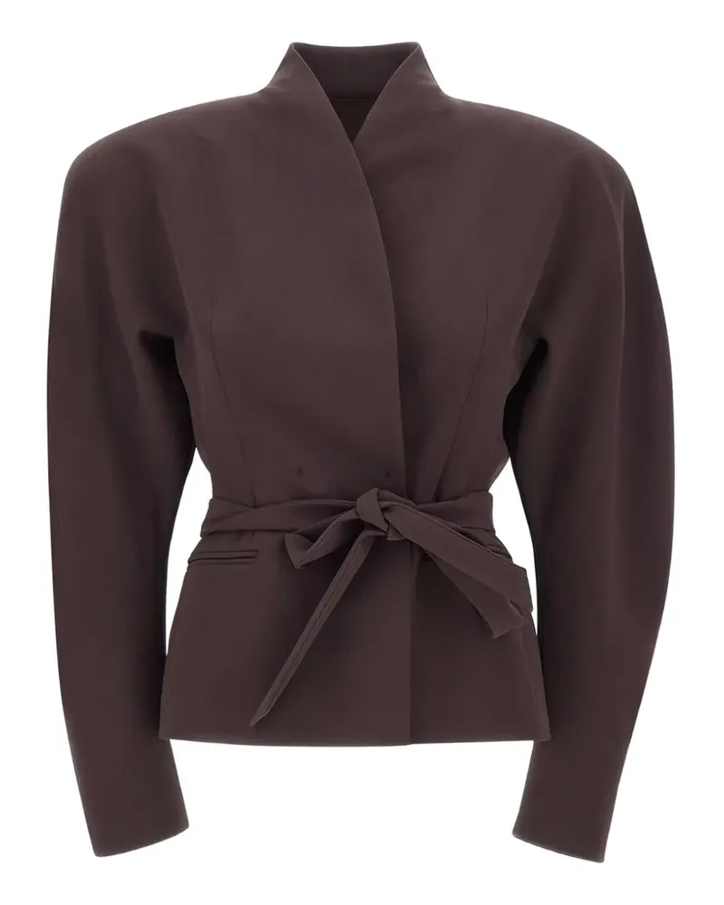 ANDAMANE Margaux belted-waist jacket - Violett Violett