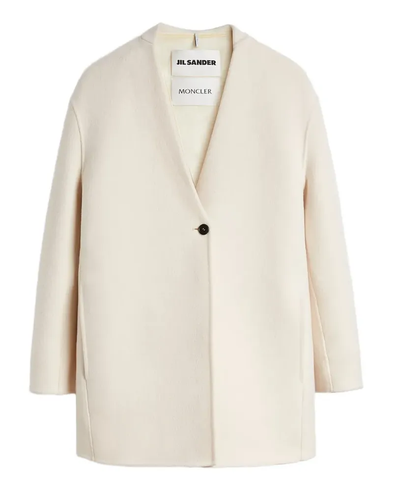 Jil Sander x Moncler reversible V-neck jacket - Nude Nude