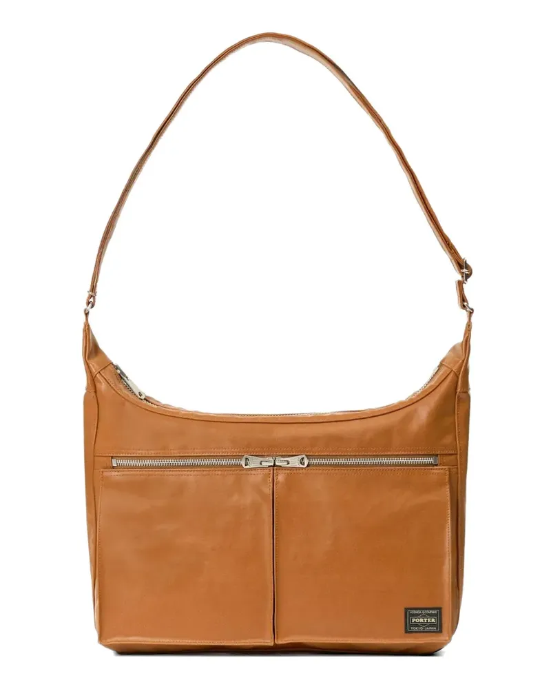 PORTER-YOSHIDA & CO cotton shoulder bag - Nude Nude